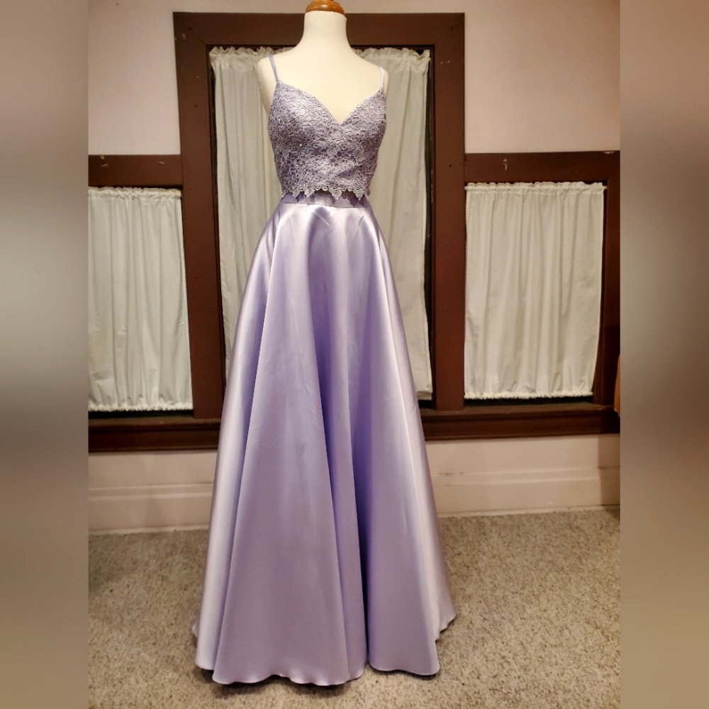 Lavender Two Piece Gown